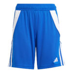 Sort Adidas TIRO 24 COPII JR, confectionat din 100% poliester, albastru