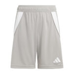 Sort Adidas TIRO 24 COPII JR, confectionat din 100% poliester, gri