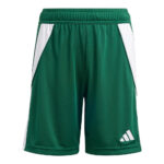 Sort Adidas TIRO 24 COPII JR, confectionat din 100% poliester, verde