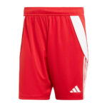 Sort Adidas TIRO 24 barbati, confectionat din 100% poliester, rosu