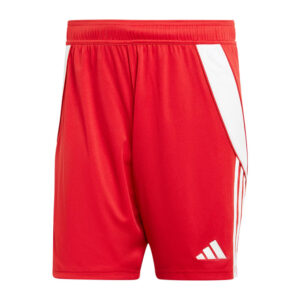 Sort Adidas TIRO 24 barbati, confectionat din 100% poliester, rosu